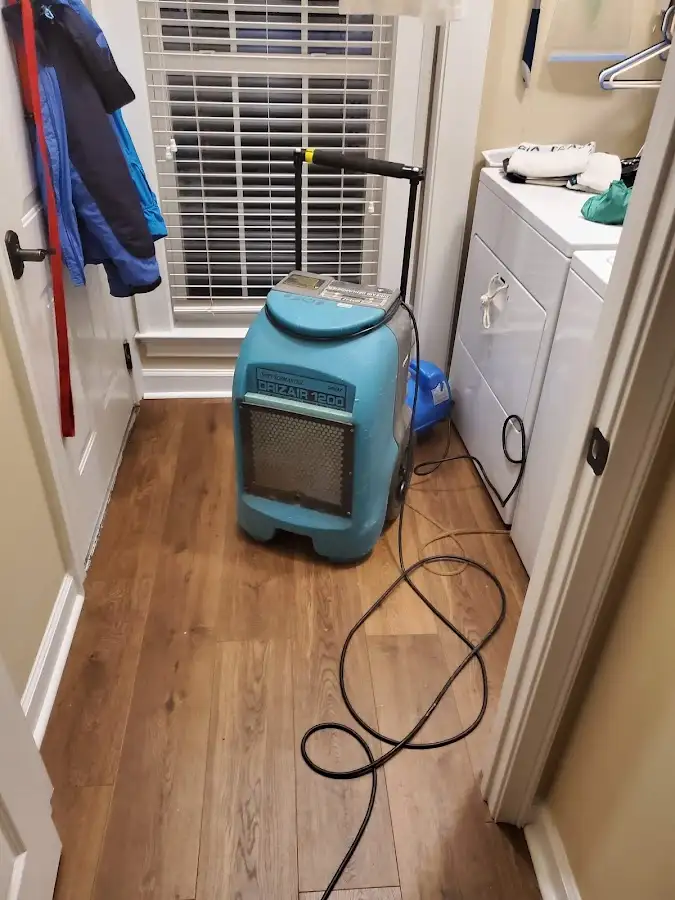 Commercial dehumidifier deployed for Flood Damage Cleanup in Bethalto